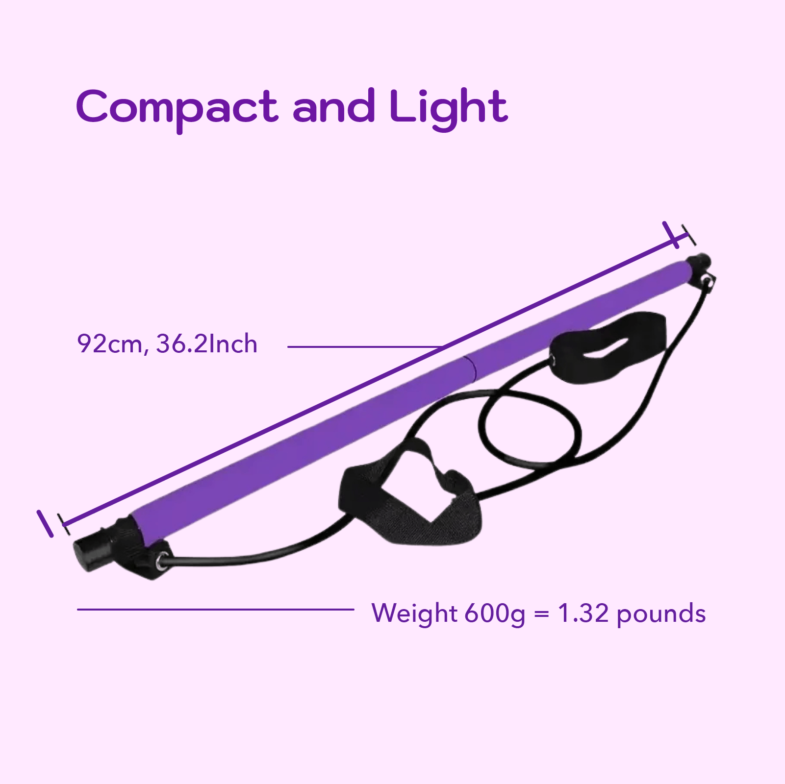 PilatesMove™ Pilates Reformer Bar