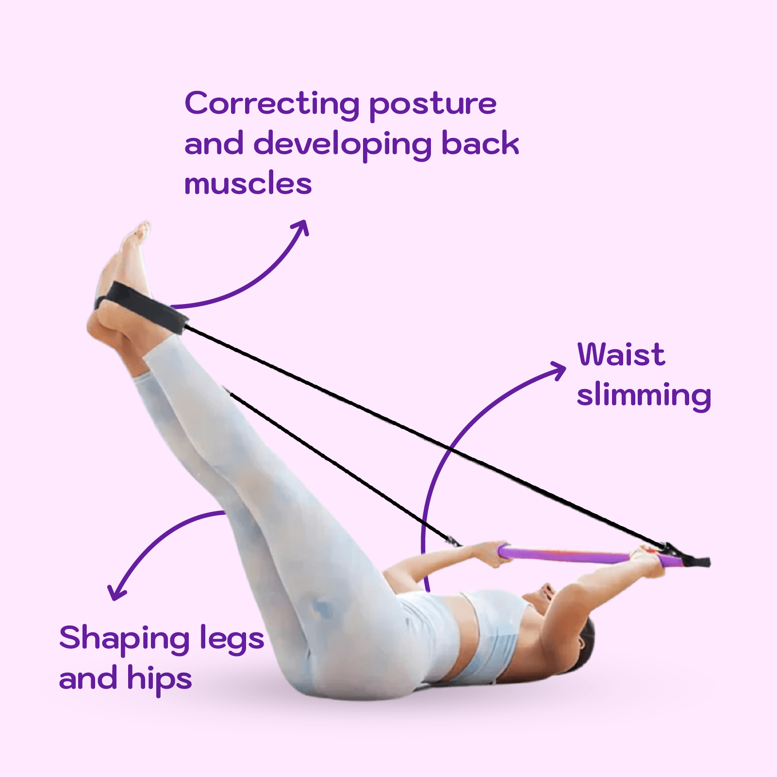 PilatesMove™ Pilates Reformer Bar