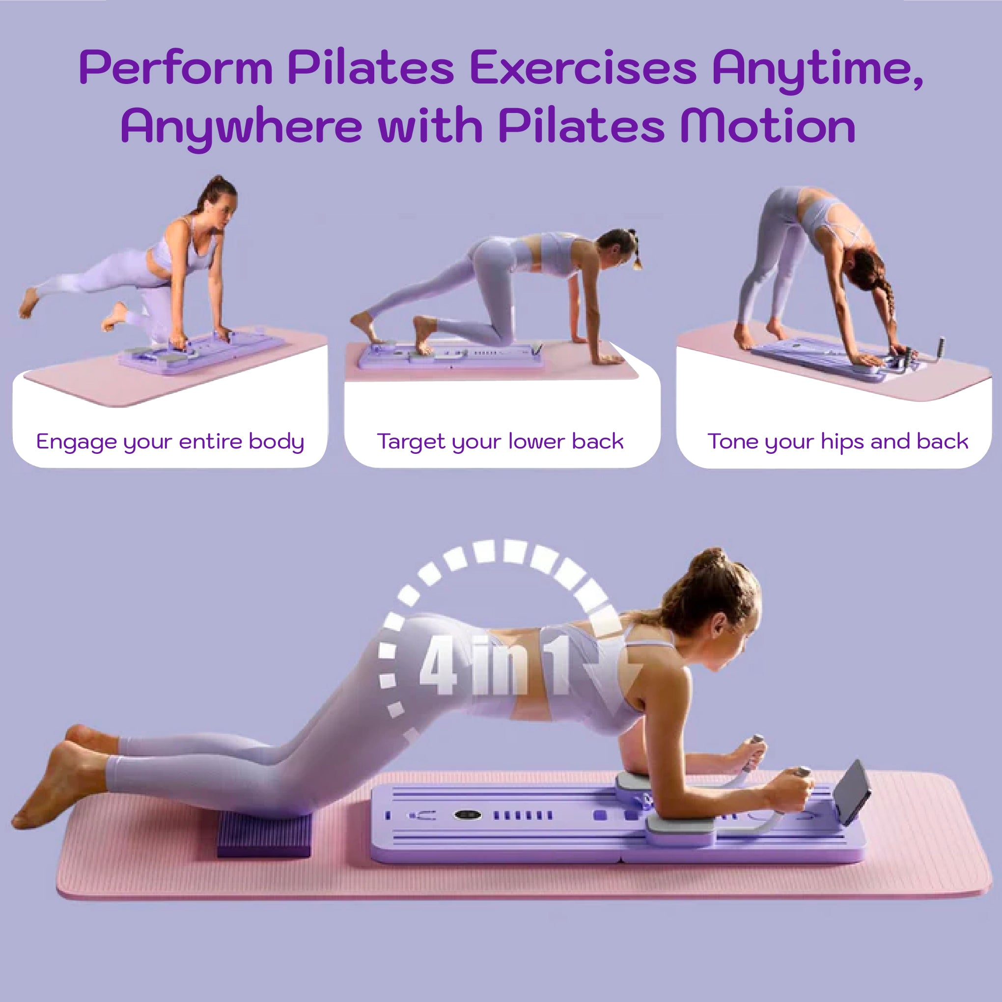 PilatesMove™ Pilates Reformer Board